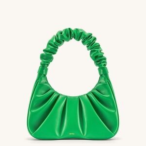 JW PEI New Never Used. GABBI RUCHED HOBO HANDBAG - GRASS GREEN